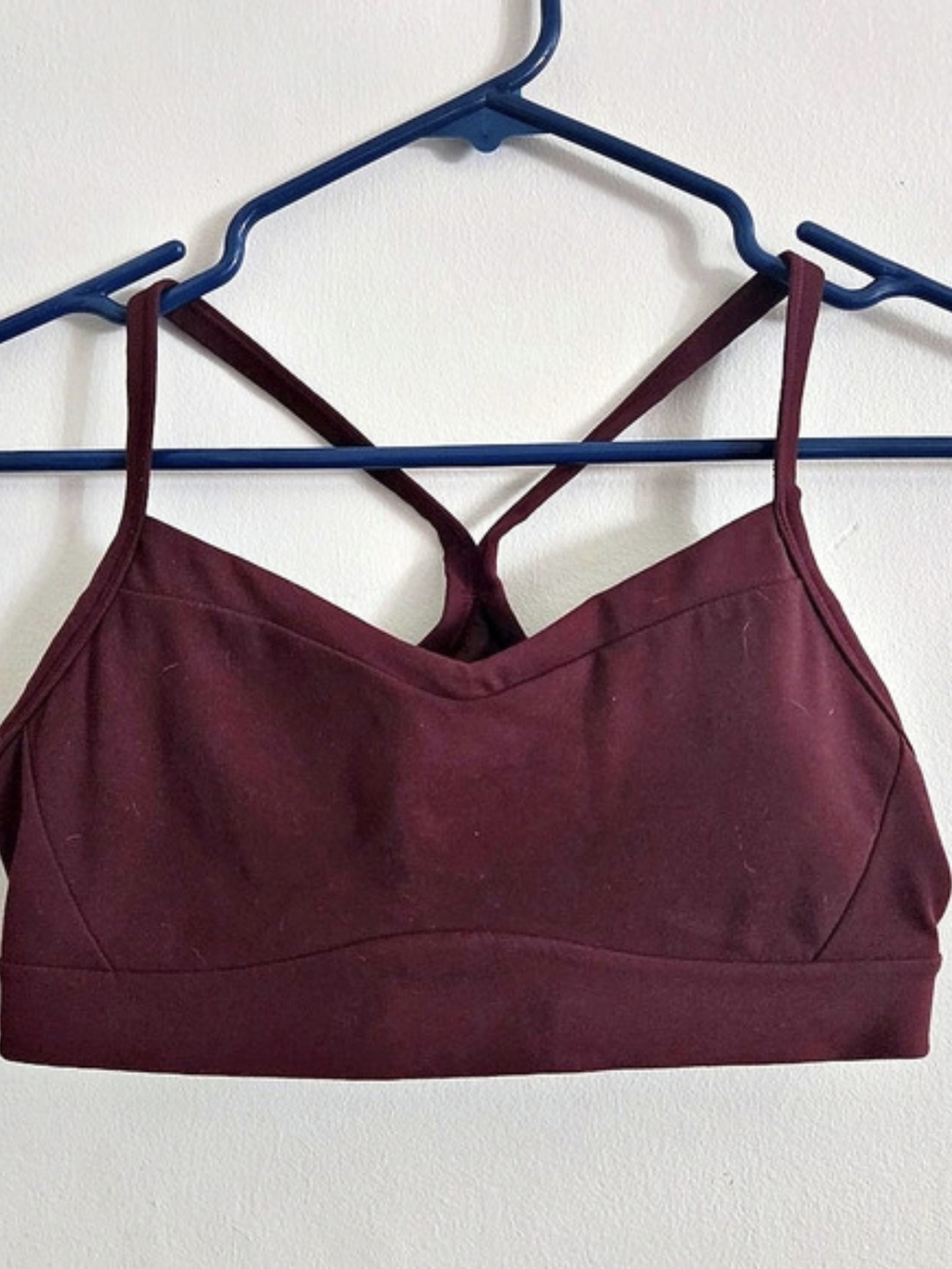 Athleta Burgundy Vital Sports Bra